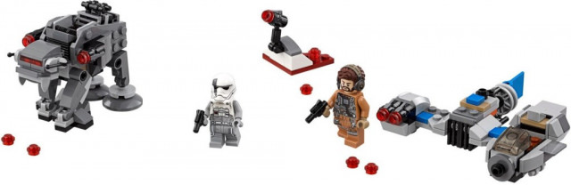 LEGO Star Wars 75195 Snežný spídr™ a kráčející kolos Prvního řádu™ č.3