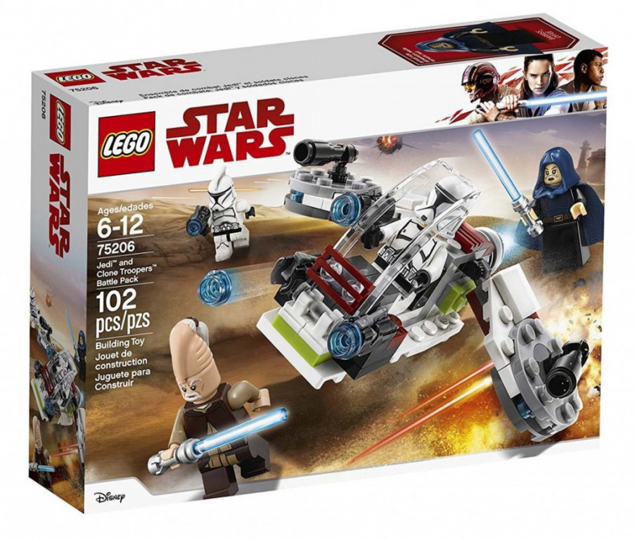 LEGO Star Wars 75206 Bitevní balíček Jediů a klonových vojáků