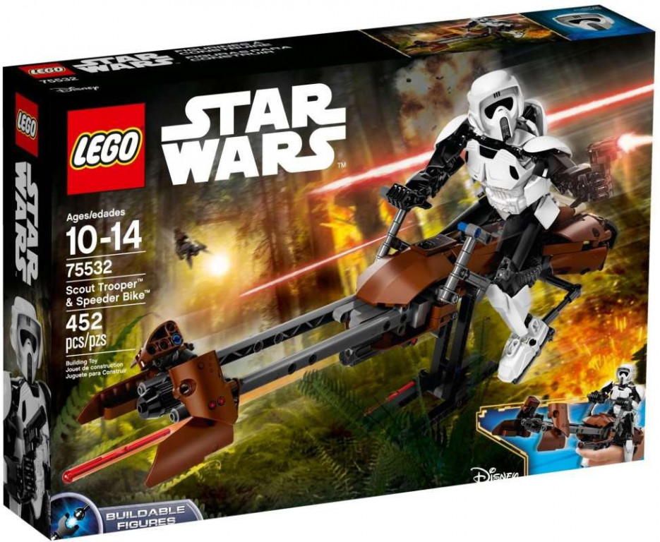 LEGO Star Wars 75532 Průzkumný voják a speederová motorka