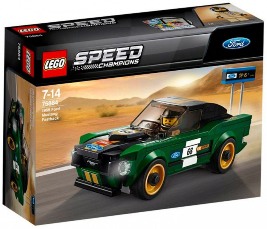 LEGO Speed Champions 75884 - 1968 Ford Mustang Fastback