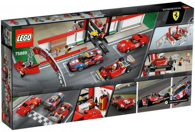 LEGO Speed Champions 75889 Úžasná garáž Ferrari č.2