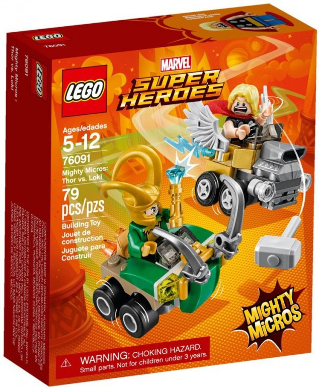 LEGO Super Heroes 76091 Mighty Micros: Thor vs. Loki