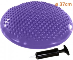 Balanční polštář na sezení MOVIT 37 cm, fialový
