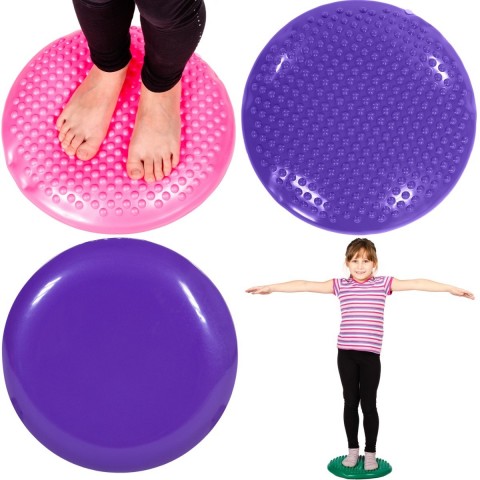 Balanční polštář na sezení MOVIT 37 cm, fialový č.4