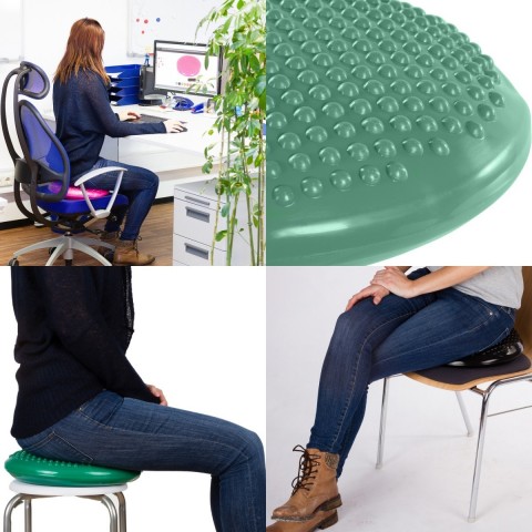 Balanční polštář na sezení MOVIT 37 cm, tyrkysový č.5