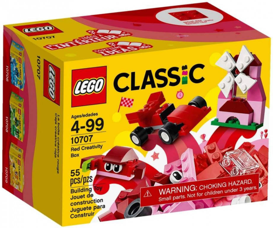 LEGO Classic 10707 Červený kreativní box