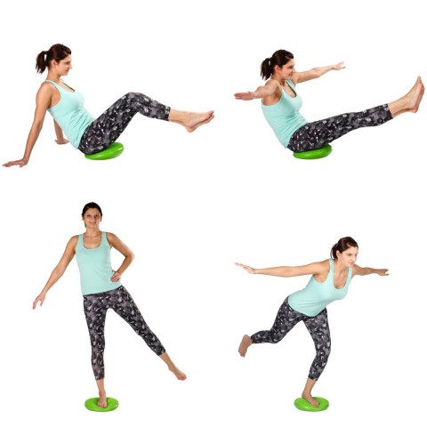 Balanční polštář na sezení MOVIT 37 cm, tyrkysový č.7