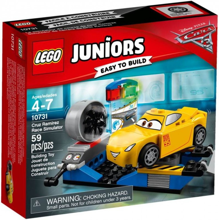 LEGO Juniors 10731 Závodní simulátor Cruz Ramirezové