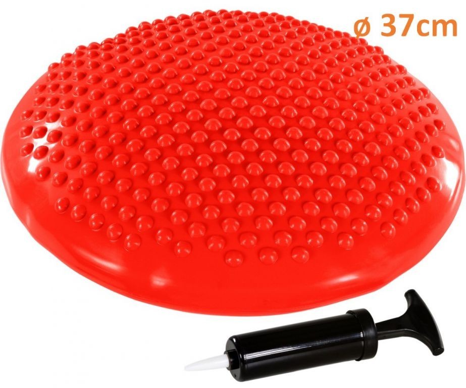 Balanční polštář na sezení MOVIT 37 cm, červený