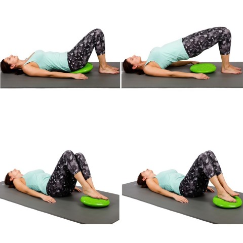 Balanční polštář na sezení MOVIT 37 cm, modrý č.7