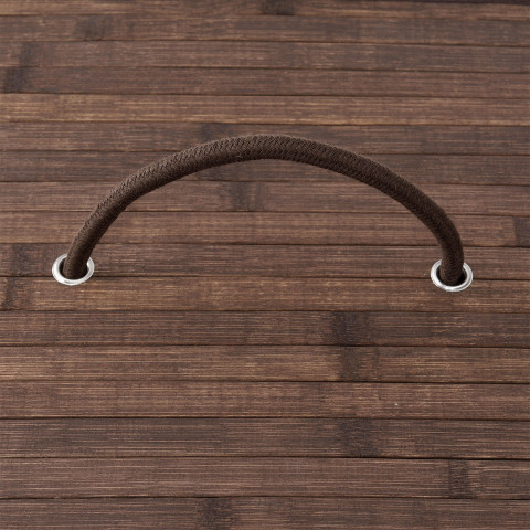 Bambusový koš na prádlo s víkem 100 L | hnědý č.10