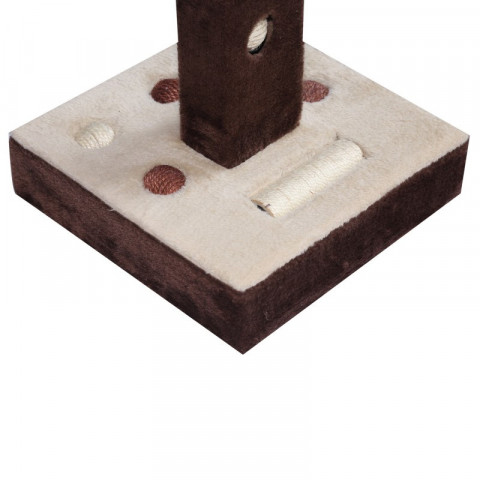 Škrabadlo pro kočky 61x35x35 cm | hnědé č.5