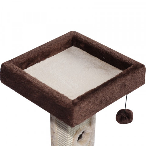 Škrabadlo pro kočky 61x35x35 cm | hnědé č.6