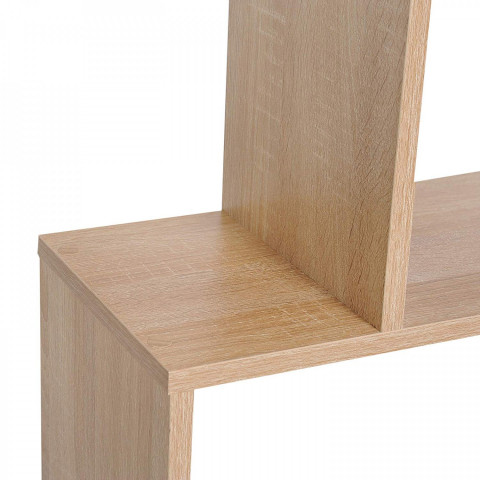 Nástěnná police 80 x 23 x 192 cm | dub hnědá č.4