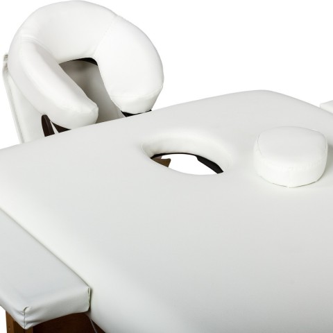 Přenosné masážní lehátko MOVIT 184 x 70 cm, bílé č.4