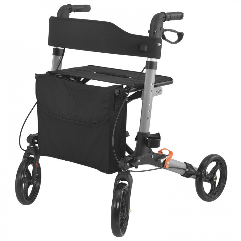 Čtyřkolové chodítko pro seniory Rollator