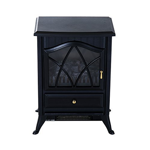 Elektrická krbová kamna LED 900/1800W | černá