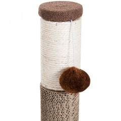 Škrabadlo pro kočky 46x30x30 cm | hnědé č.3