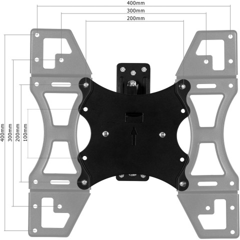 Nástěnný profi držák na TV a LCD monitory do 65" č.6