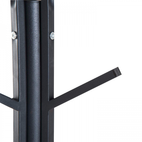 Věšák na oblečení kovový 180 cm | černý č.4