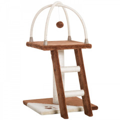 Škrabadlo pro kočky 70x40x40 cm | hnědé