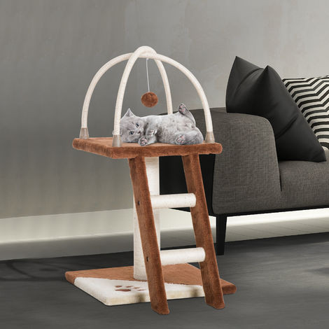 Škrabadlo pro kočky 70x40x40 cm | hnědé č.2