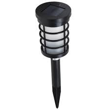 Zahradní solární lampa 20 lm | černá