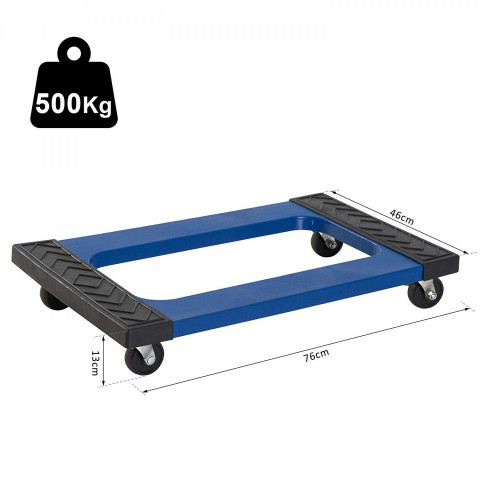 Přepravní manipulační vozík na nábytek 500 kg č.7