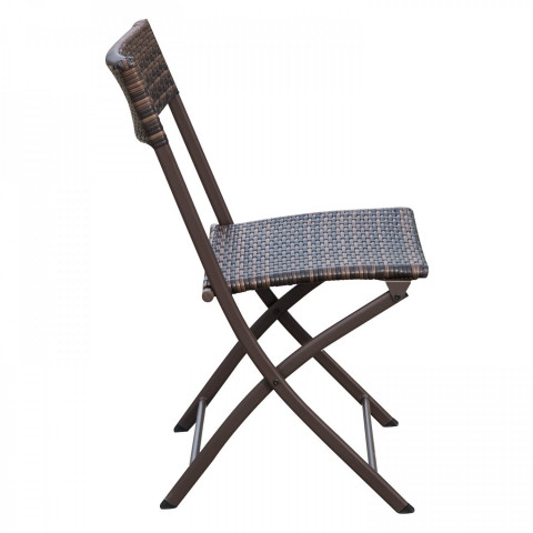 Zahradní polyratanová 3-dílná sestava | hnědá č.5