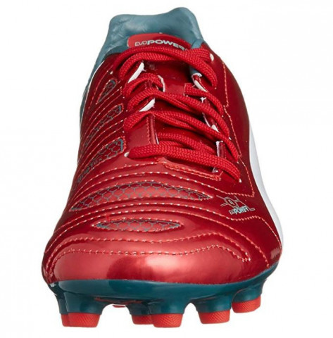 Kopačky lisovky Puma evoPOWER 4 10343201 | Red-White-Sea | velikost 42 (US 9 / UK 8) č.4