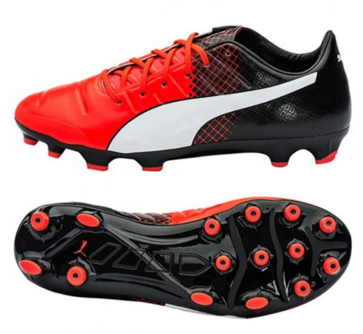 Kopačky lisovky Puma evoPOWER 1.3 AG 10358203 |červená-bílá-černá| velikost 42,5 (US 9,5 / UK 8,5) č.5