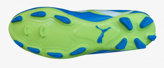 Kopačky lisovky PUMA V6.11 I FG 10234605 |modrá-bílá-limetková| velikost 46 (US 12 / UK 11) č.6