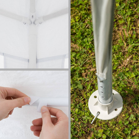 Zahradní altán 3x3m | bílý č.5