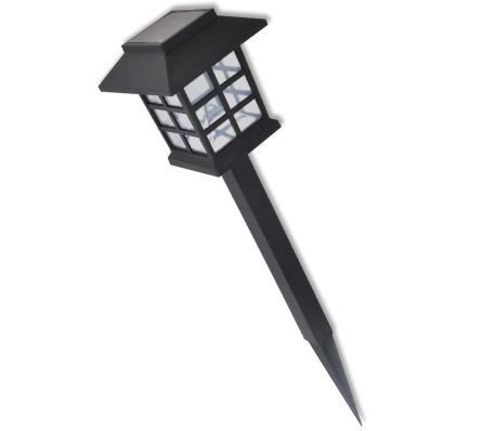 Solární LED lampy s hroty | sada 6 kusů