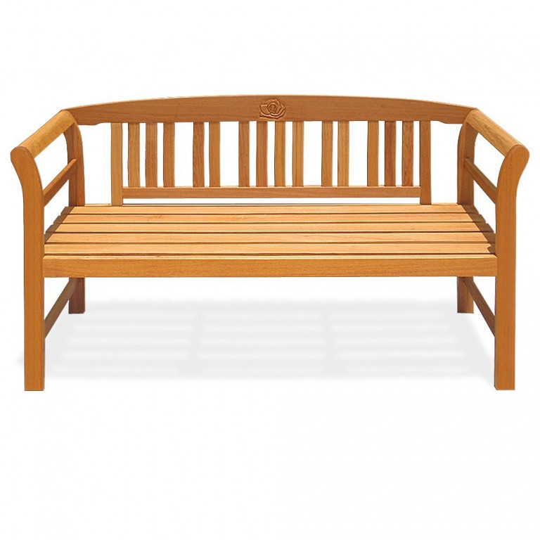 Zahradní lavička Rose - eukalyptové dřevo | 158 x 43 x 82 cm