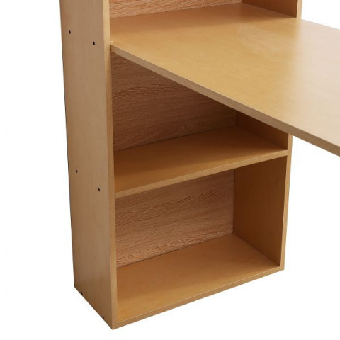 Psací stůl s úložným prostorem | hnědý č.5