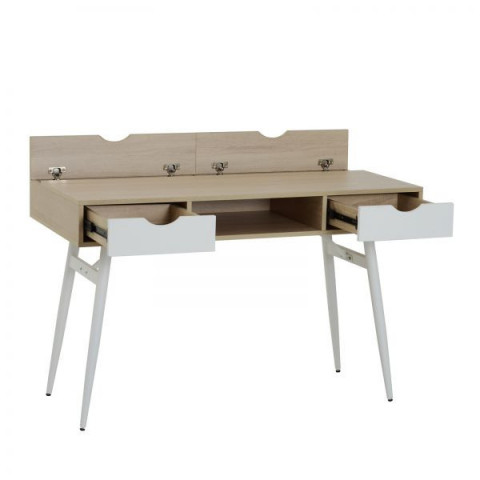 Pracovní stolek Lima 120 x 60 x 76 cm | dub + bílý č.4