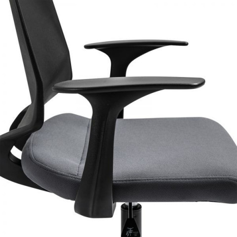 Otočná čalouněná kancelářská židle | šedá č.7