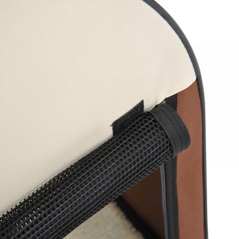 Přepravní box pro psy 97 x 71 x 76 cm | hnědý č.6