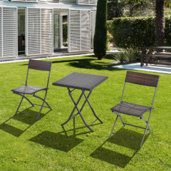 Zahradní polyratanová 3-dílná sestava Julli | hnědá č.3