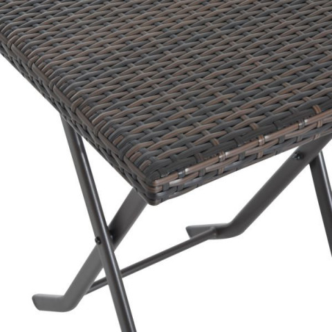 Zahradní polyratanová 3-dílná sestava Julli | hnědá č.5