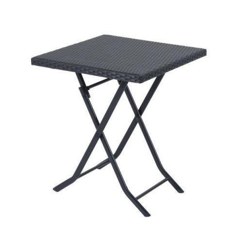 Zahradní polyratanová 3-dílná sestava | černá č.5