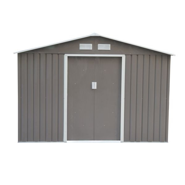 Zahradní domek se základnou XL 277 x 191 x 192 cm | šedý