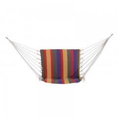 Zahradní houpací síť s polstrováním | barevný mix č.2