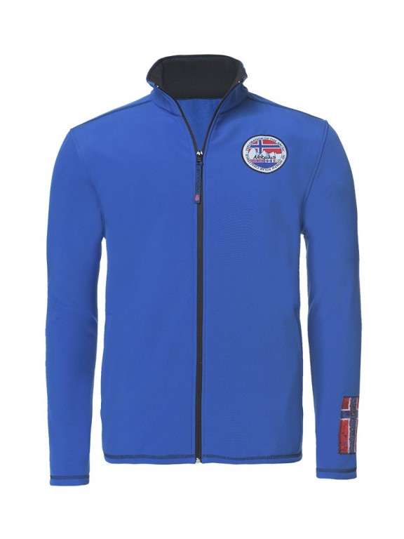 Pánská softshellová bunda Nebulus modrá-kobalt M