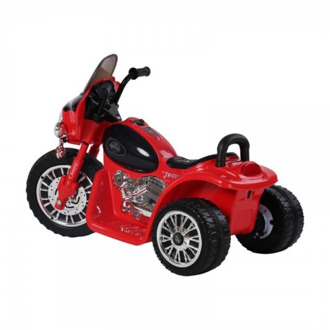 Dětská elektrická motorka Harley, červená č.4