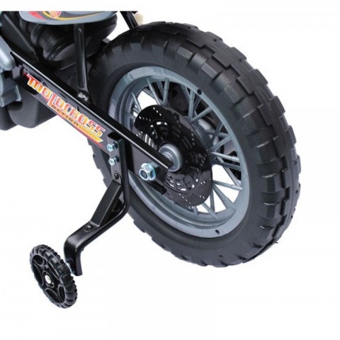 Dětská elektrická motorka Enduro, zelená č.8