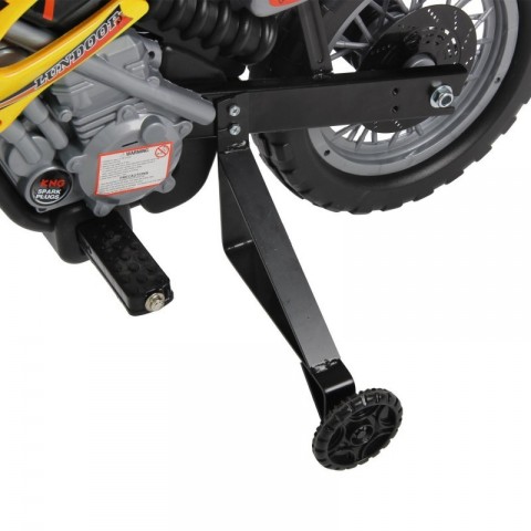 Dětská elektrická motorka Enduro, žlutá č.5