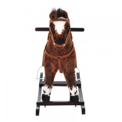 Houpací kůň se zvuky | tmavě hnědý č.3