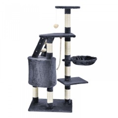Škrabadlo pro kočky 118x50x40 cm | tmavě šedé č.2